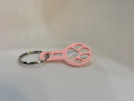 Paw Print Shopping Cart Key