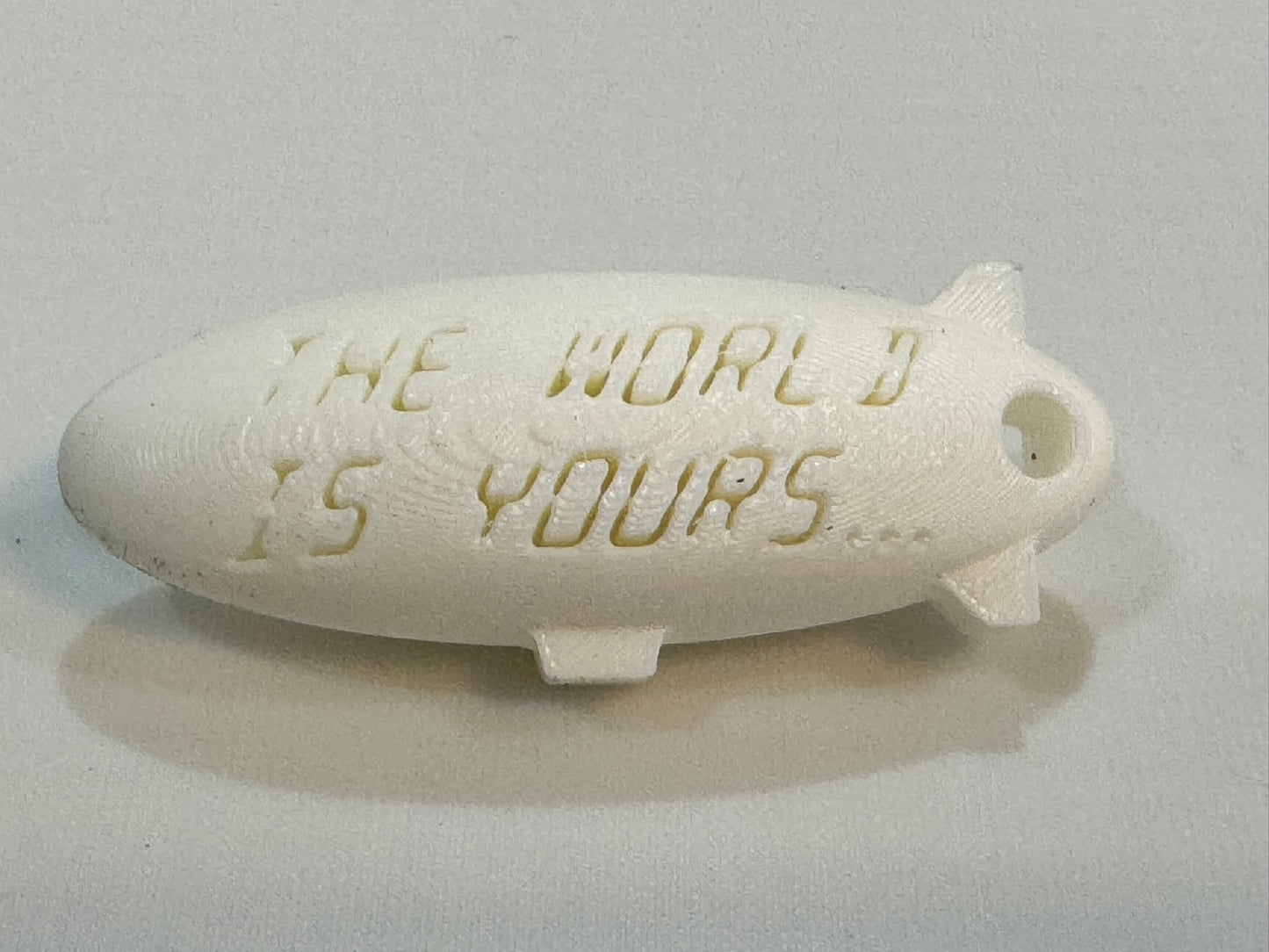 Scarface blimp "The World is Yours" Keychain