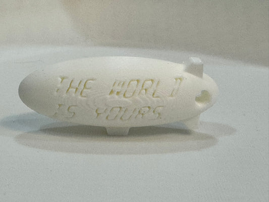 Scarface blimp "The World is Yours" Keychain