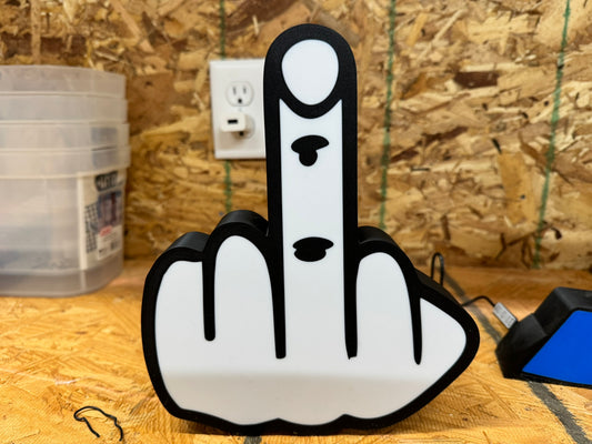 Light Up Middle Finger