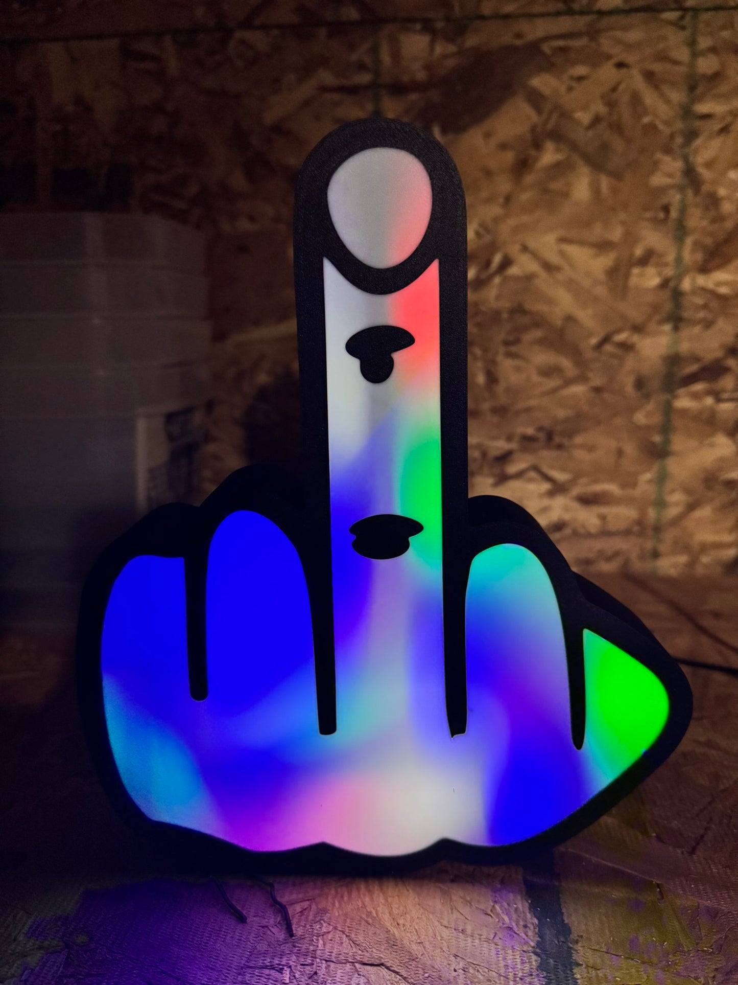 Light Up Middle Finger