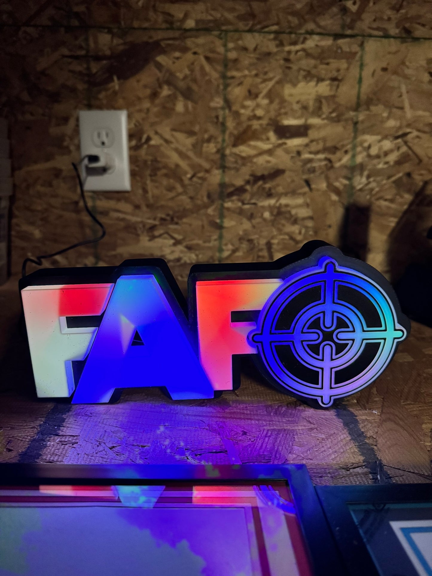 Fuck Around and Find Out Lighted Display